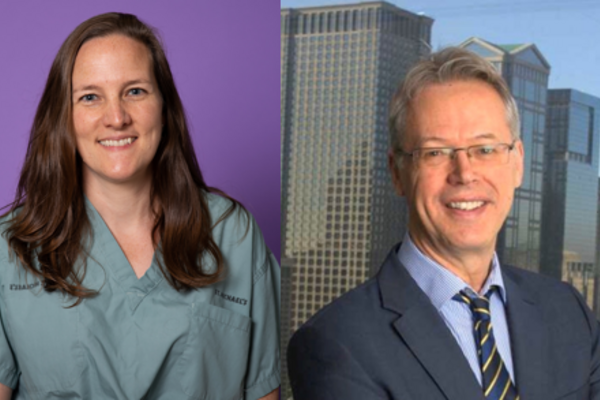 Dr. Sarah Ward and Dr. Stanley Hamstra