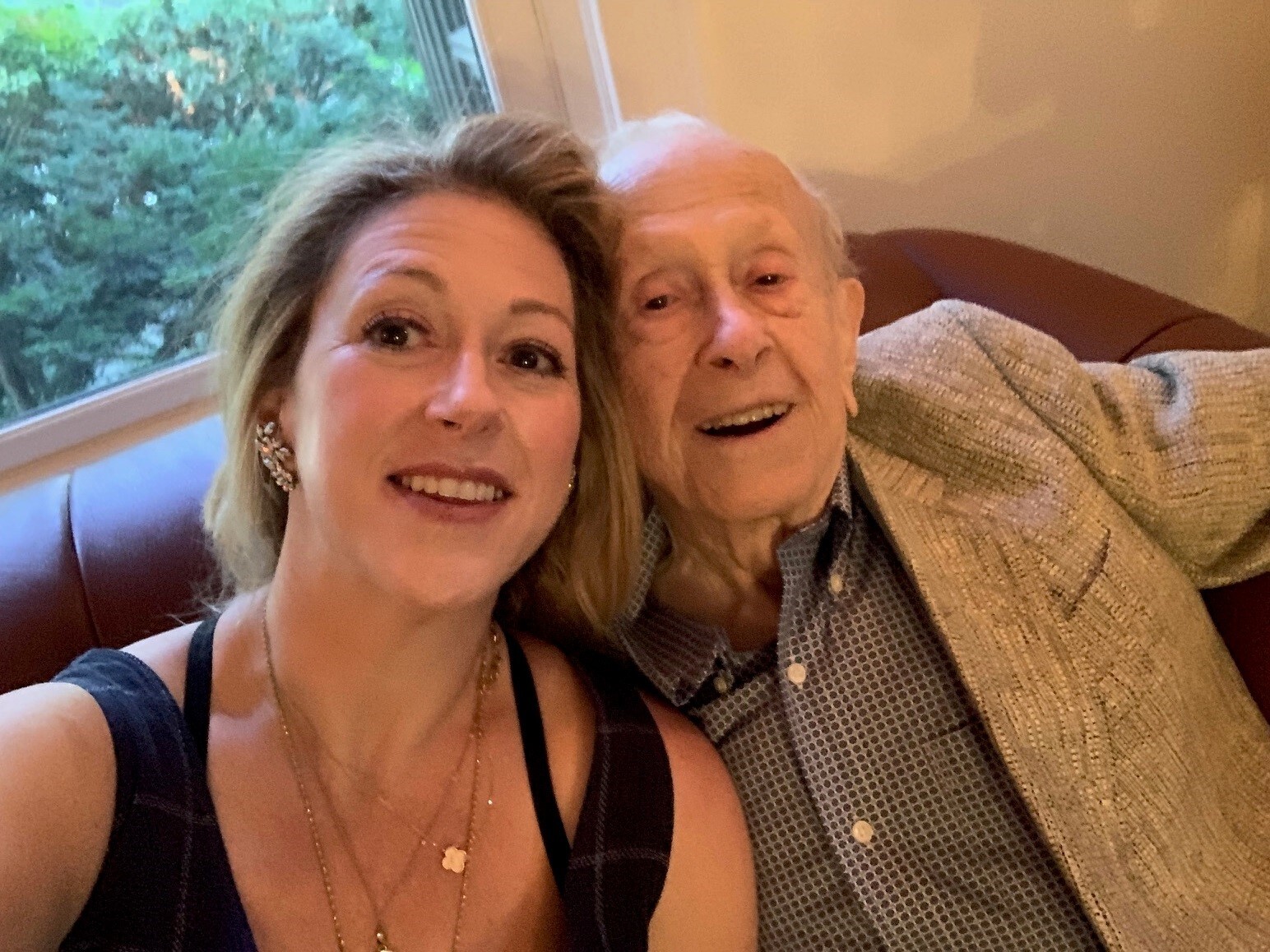 Dr. Karen Devon with her Father